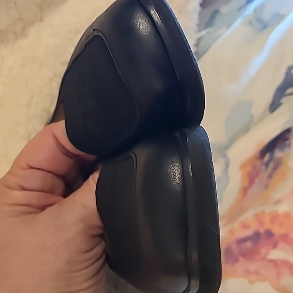 SALVATORE FERRAGAMO Black Seila Shoes Size 5 B - Picture 8 of 9